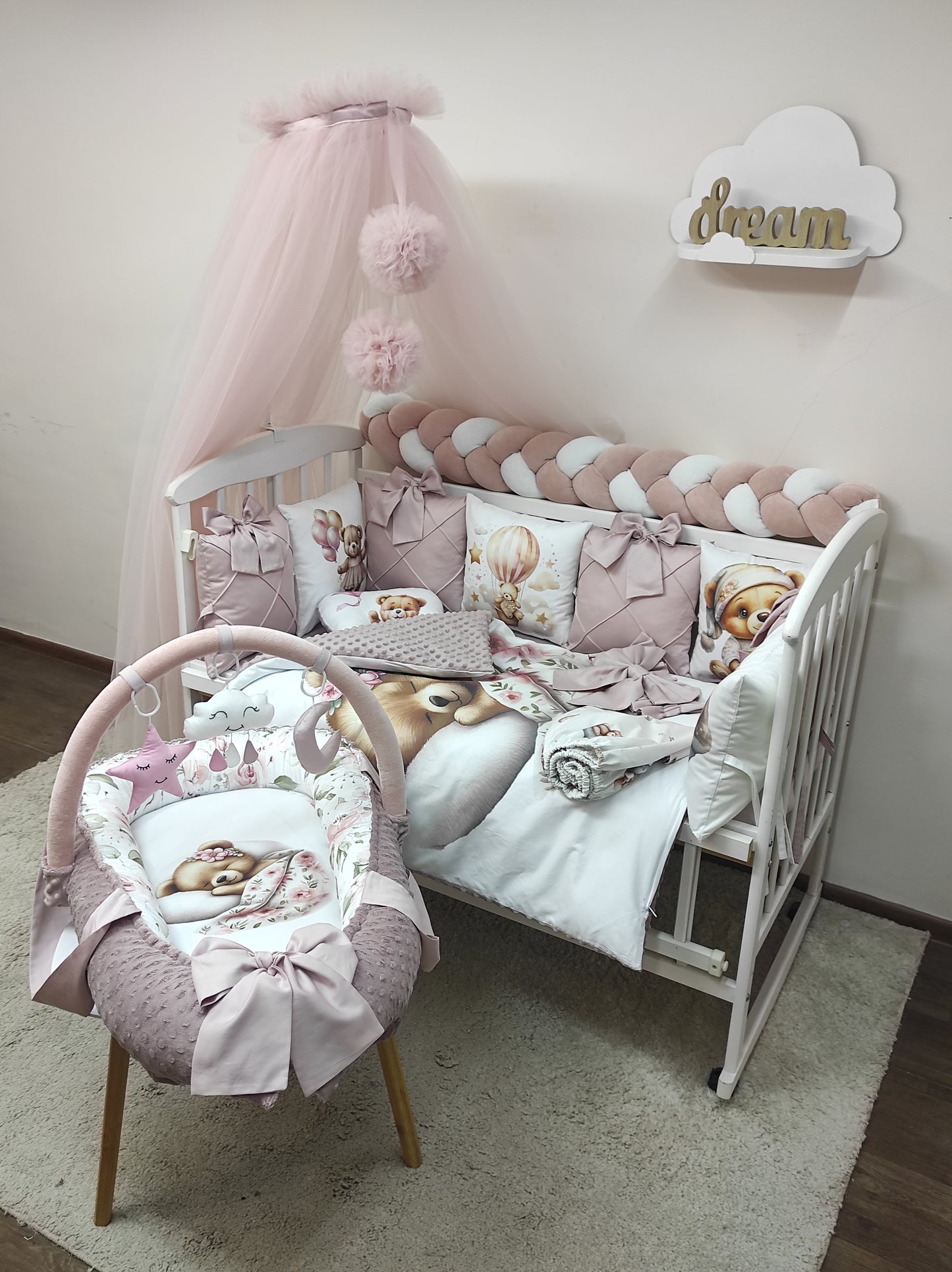 "The Enchanted Meadow Bear" 12-Piece Ultimate Nursery Grand Suite