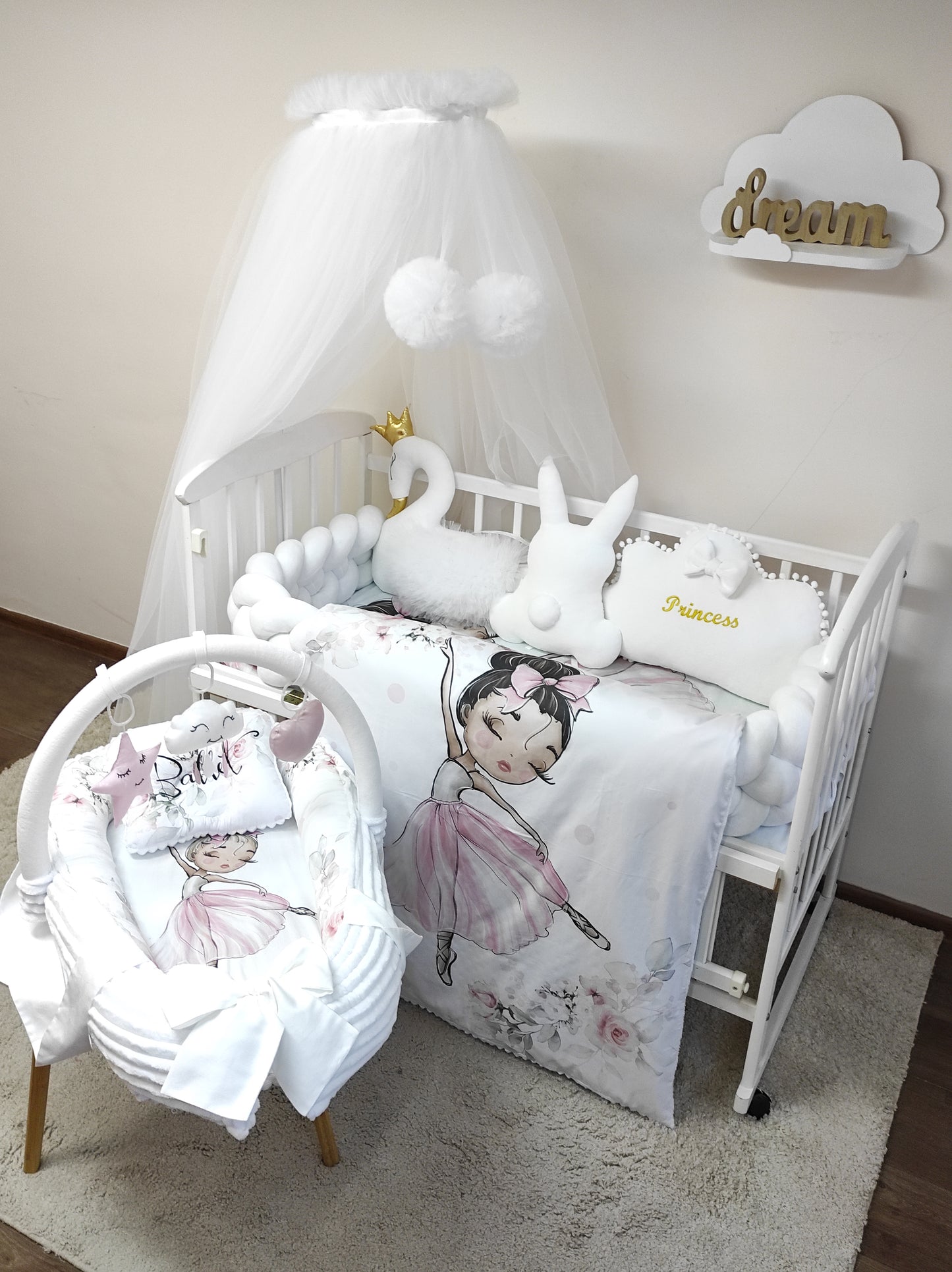 The "Ballerina Dreams" 10-Piece Luxury Nursery Set