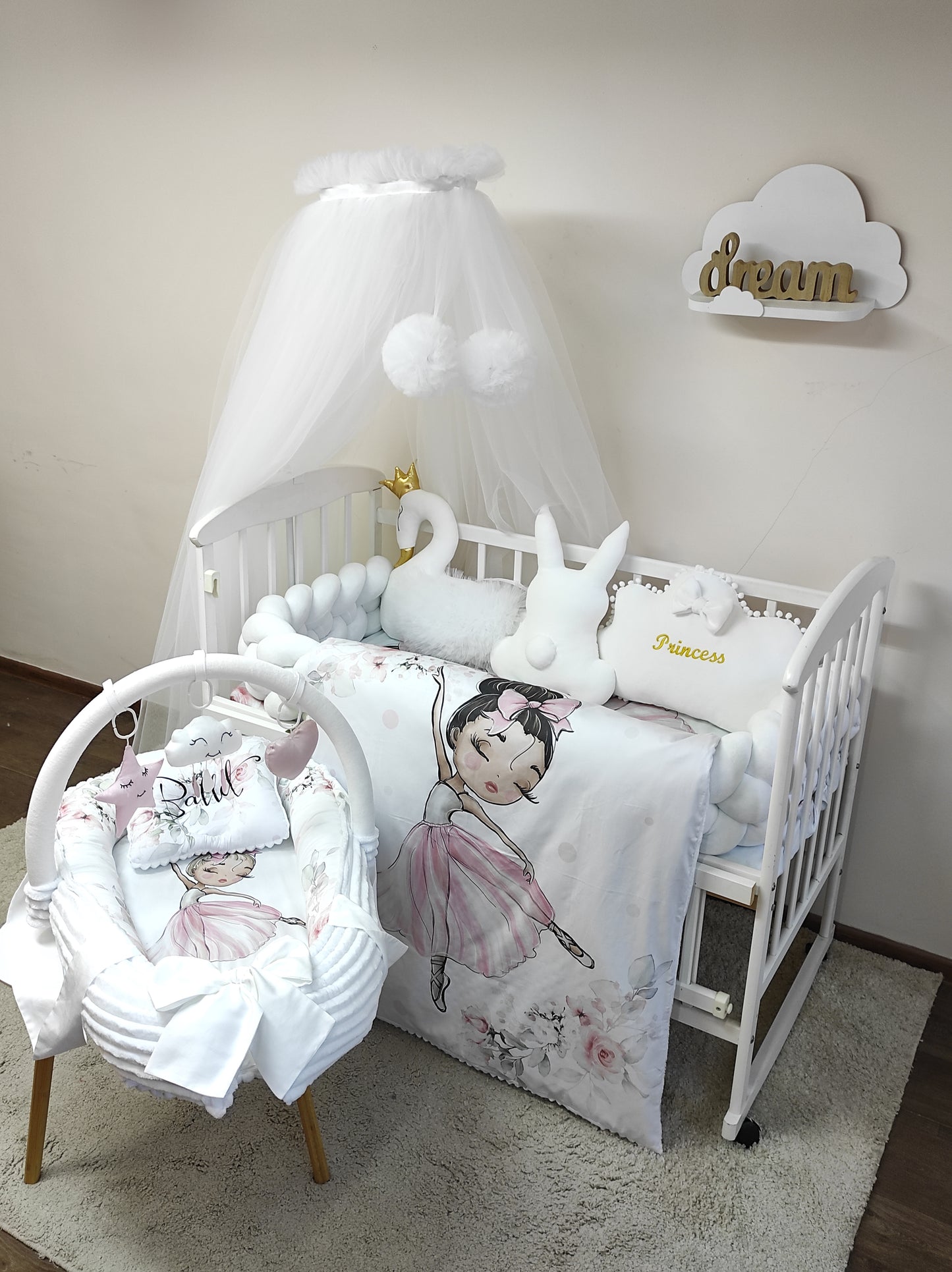 The "Ballerina Dreams" 10-Piece Luxury Nursery Set