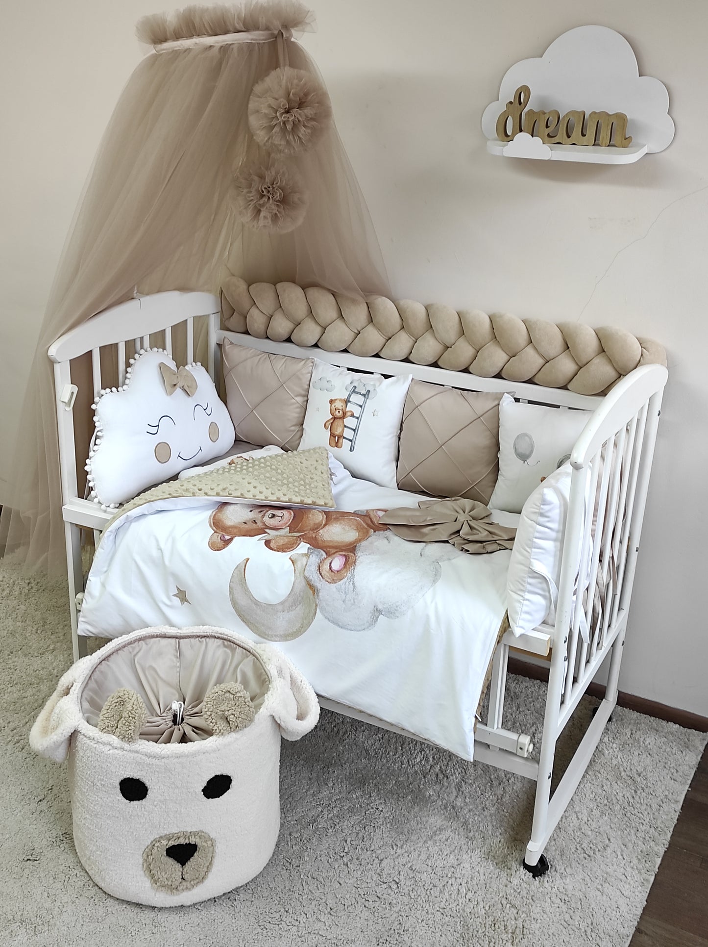 The "Up in the Clouds" Deluxe 12-Piece Nursery Grand Suite