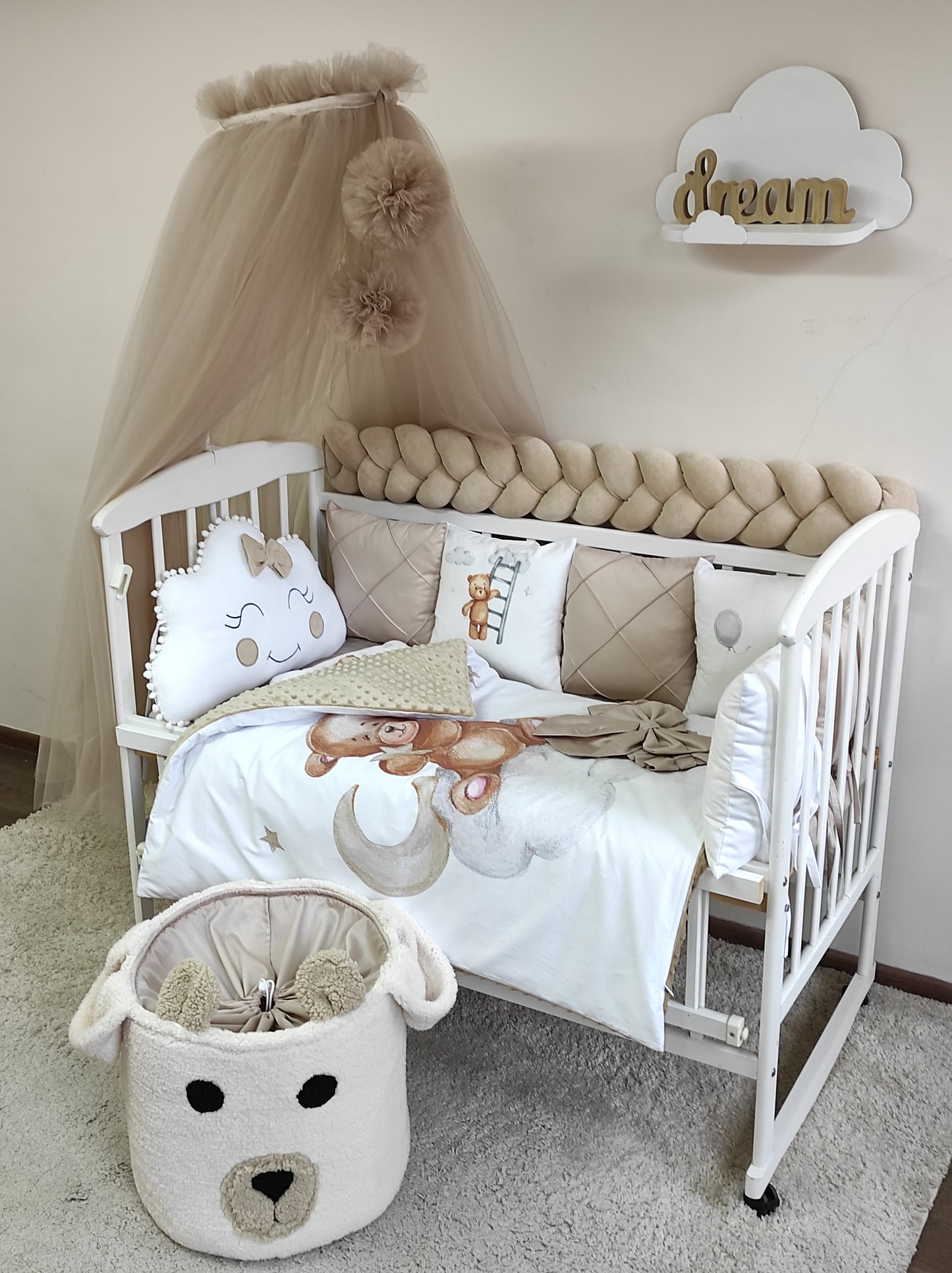 The "Up in the Clouds" Deluxe 12-Piece Nursery Grand Suite