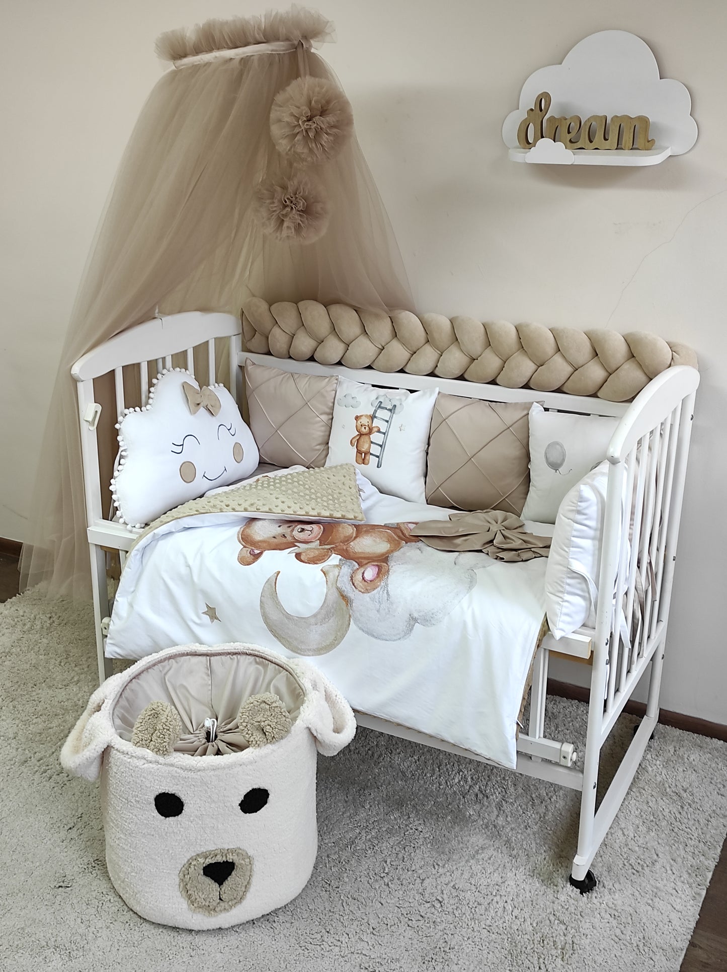 The "Up in the Clouds" Deluxe 12-Piece Nursery Grand Suite