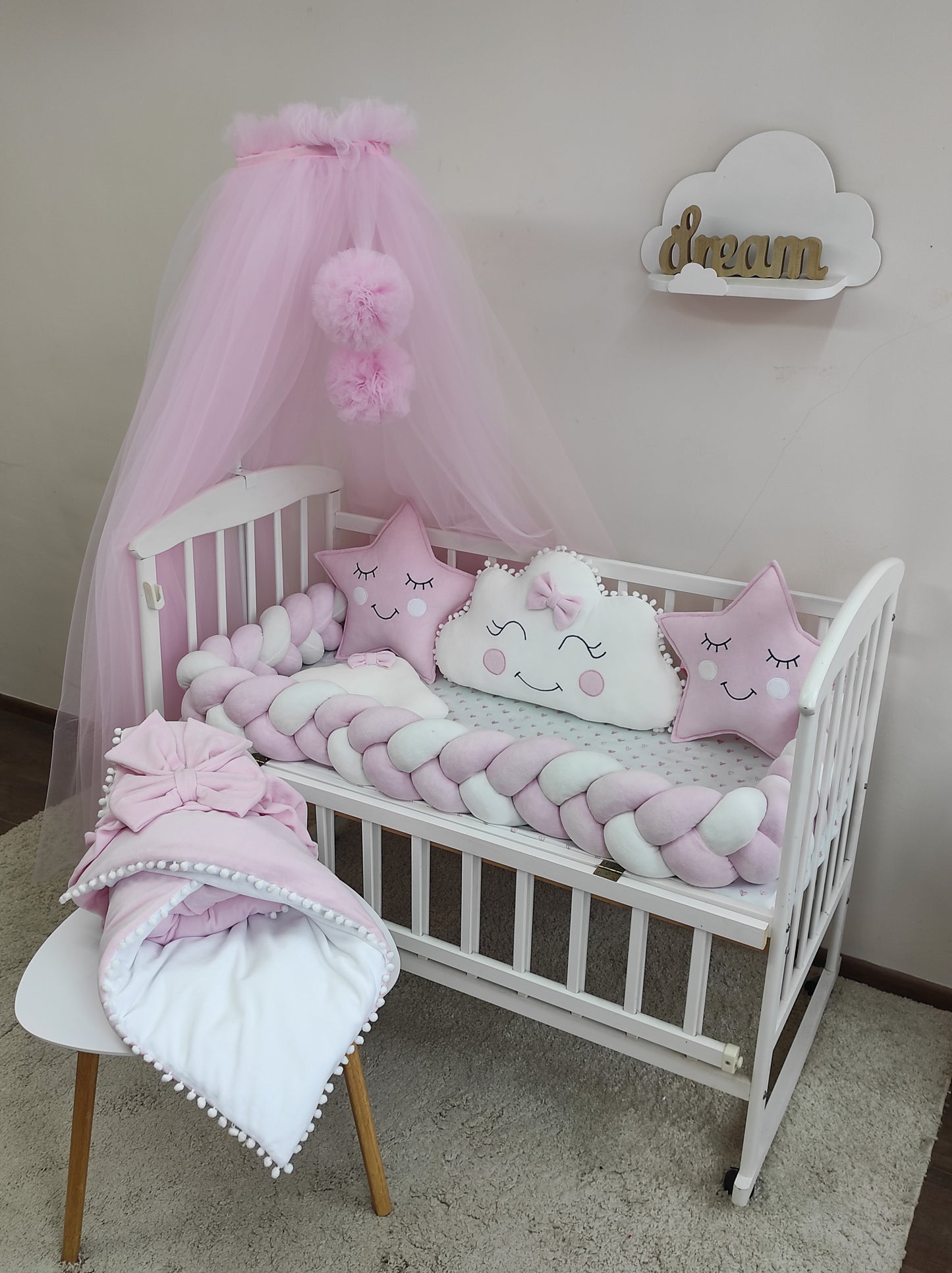 "Pink Starry Dreams" – 10-Piece Luxury Celestial Suite