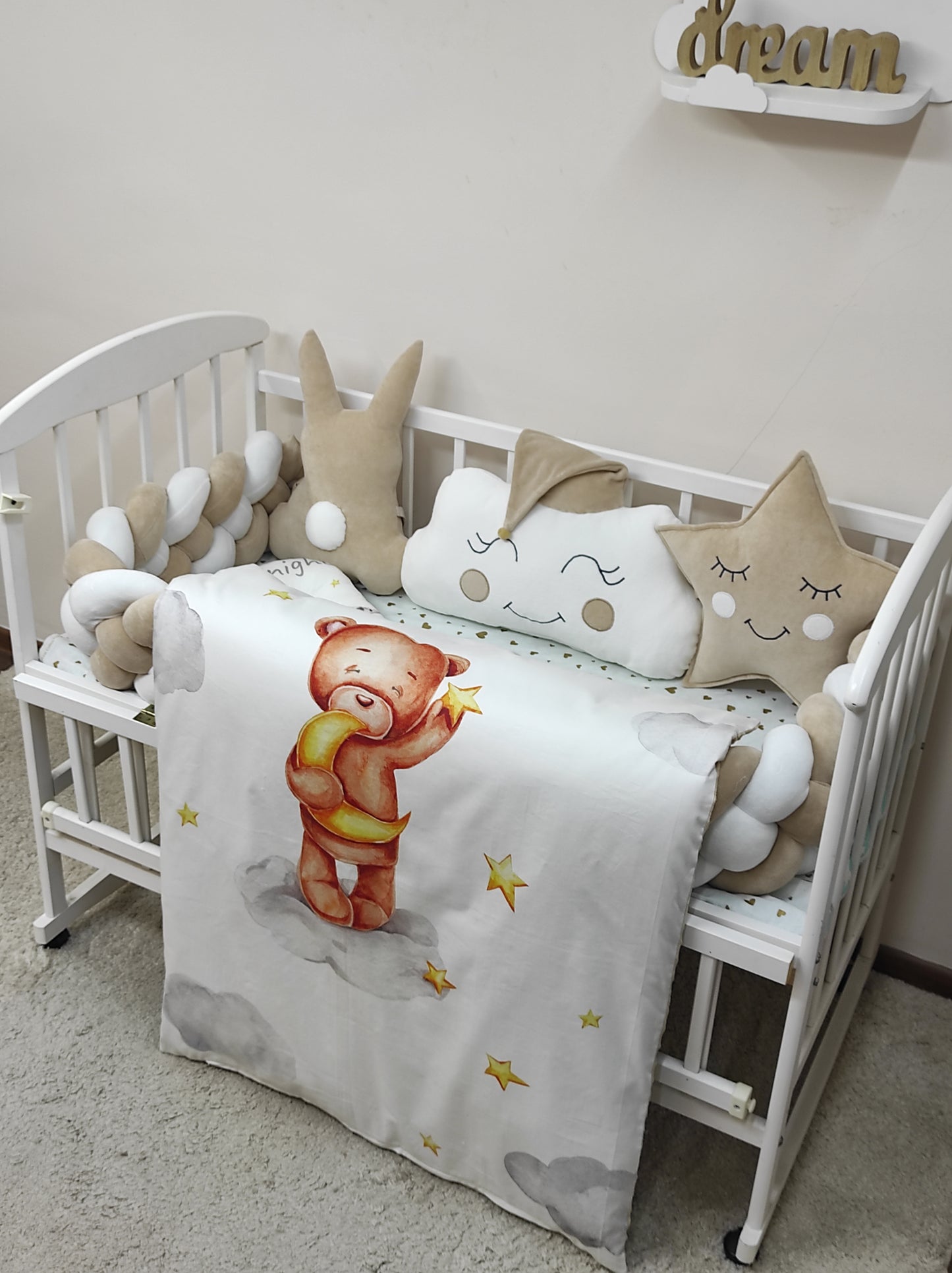 The "Midnight Bear & Moon" Neutral Luxury Suite