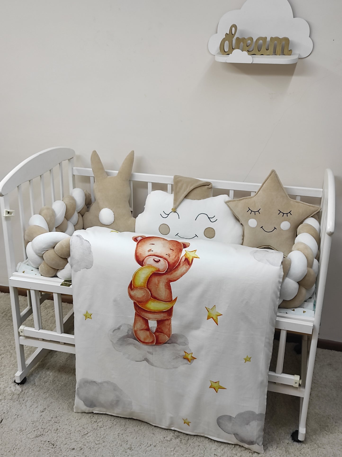 The "Midnight Bear & Moon" Neutral Luxury Suite