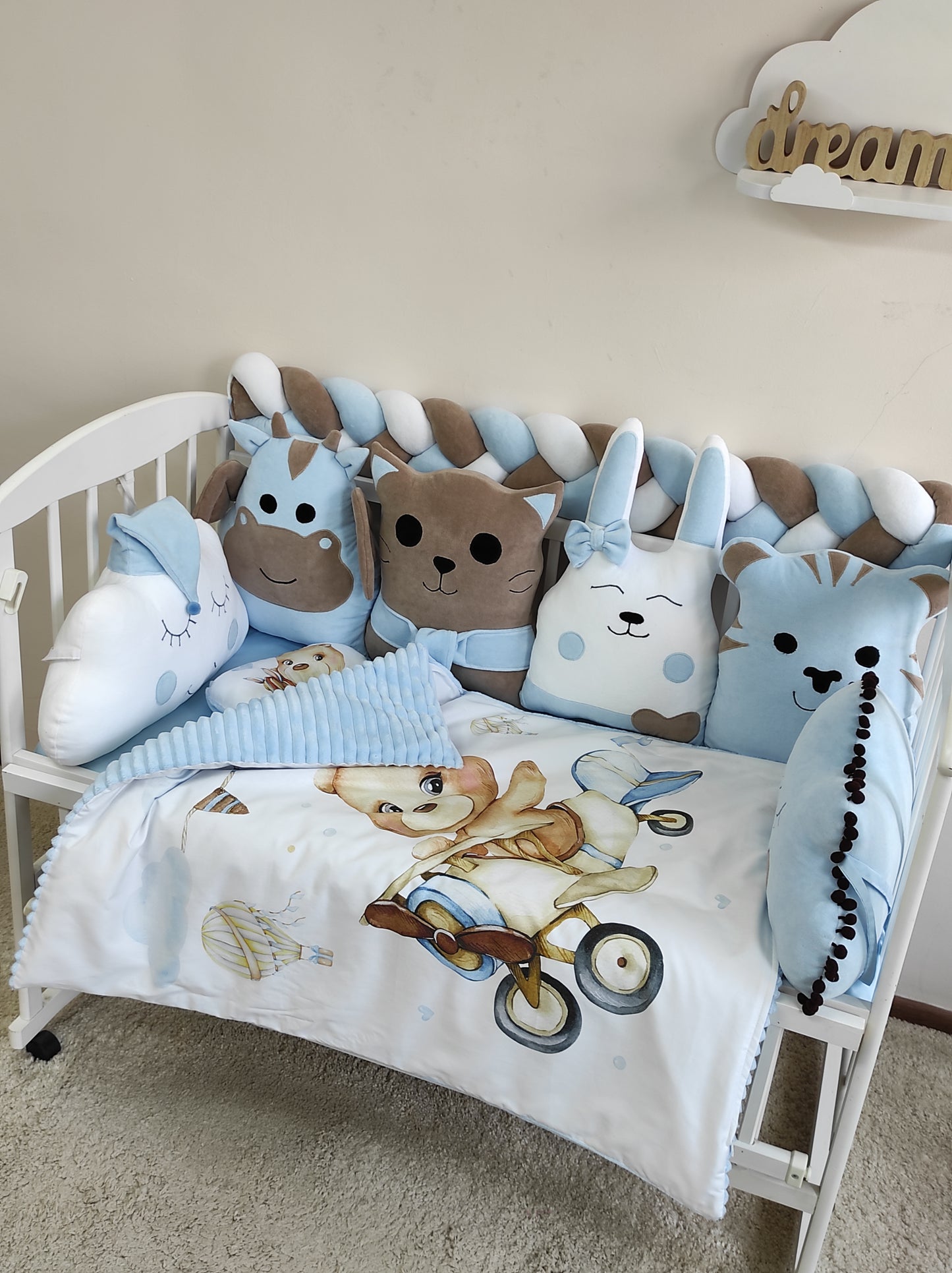 "Sky Adventures & Forest Friends" 10-Piece Plush Suite
