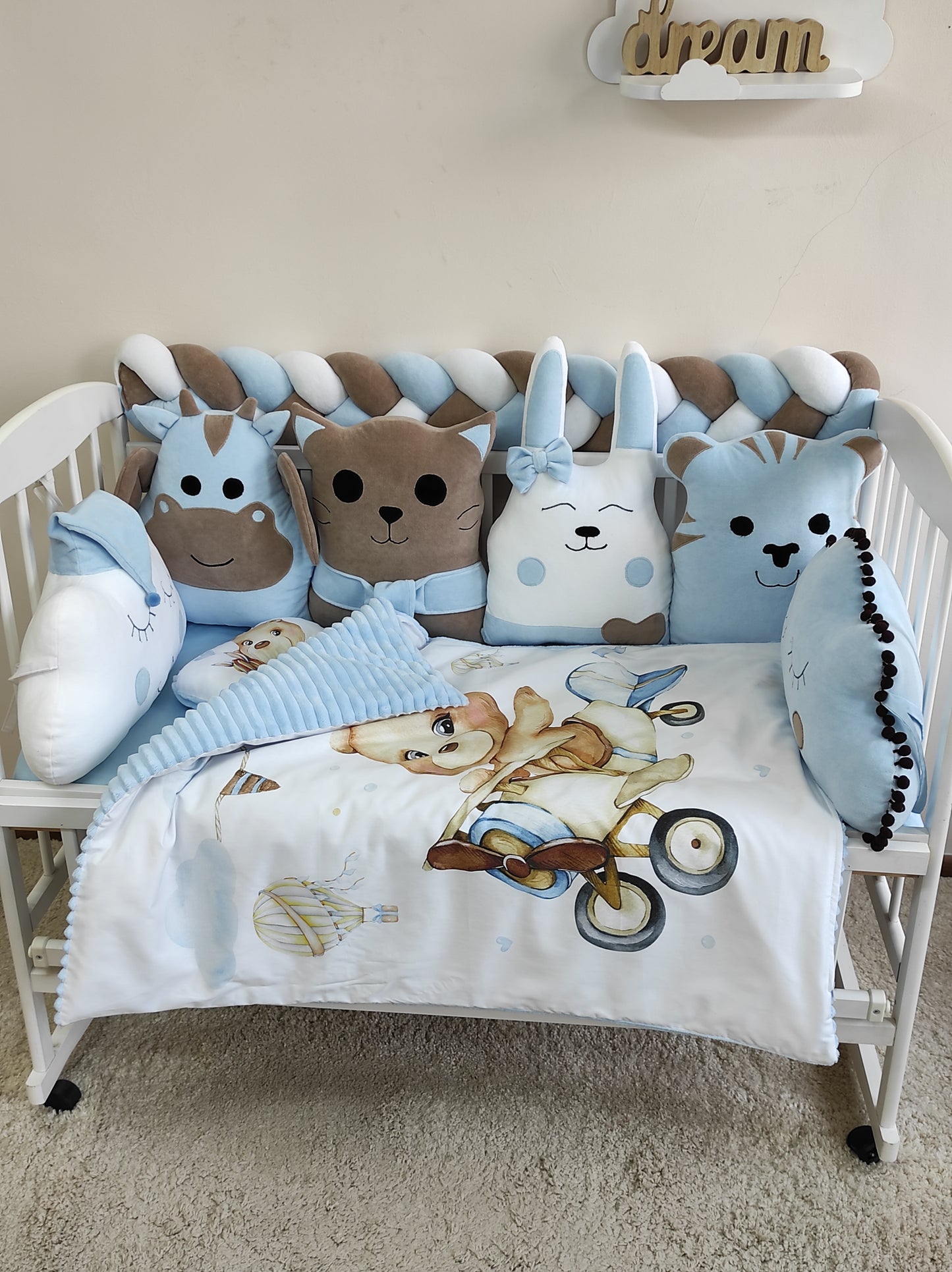"Sky Adventures & Forest Friends" 10-Piece Plush Suite