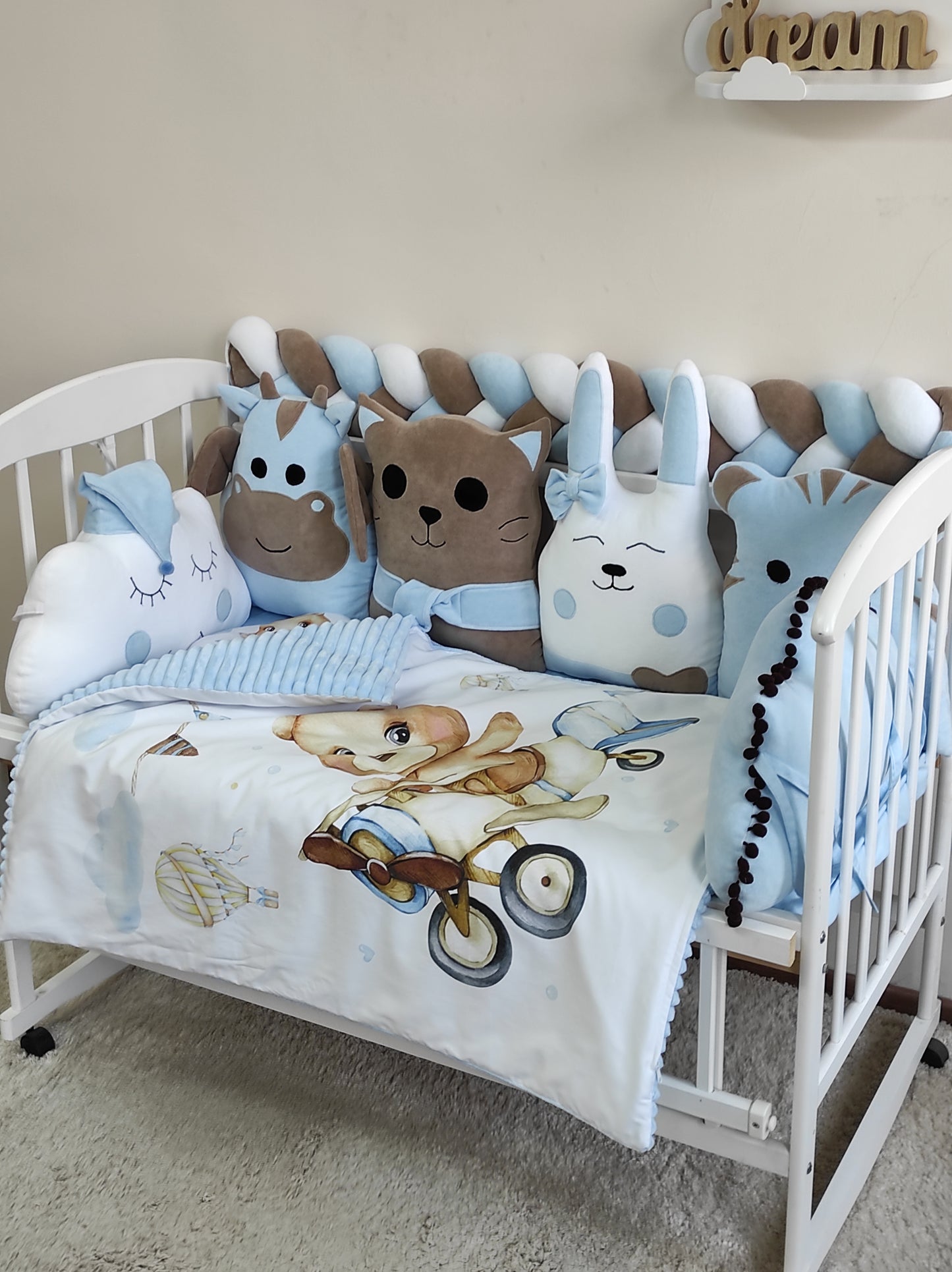 "Sky Adventures & Forest Friends" 10-Piece Plush Suite