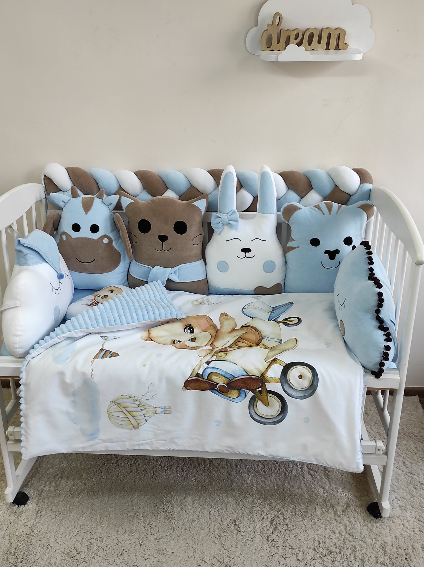 "Sky Adventures & Forest Friends" 10-Piece Plush Suite