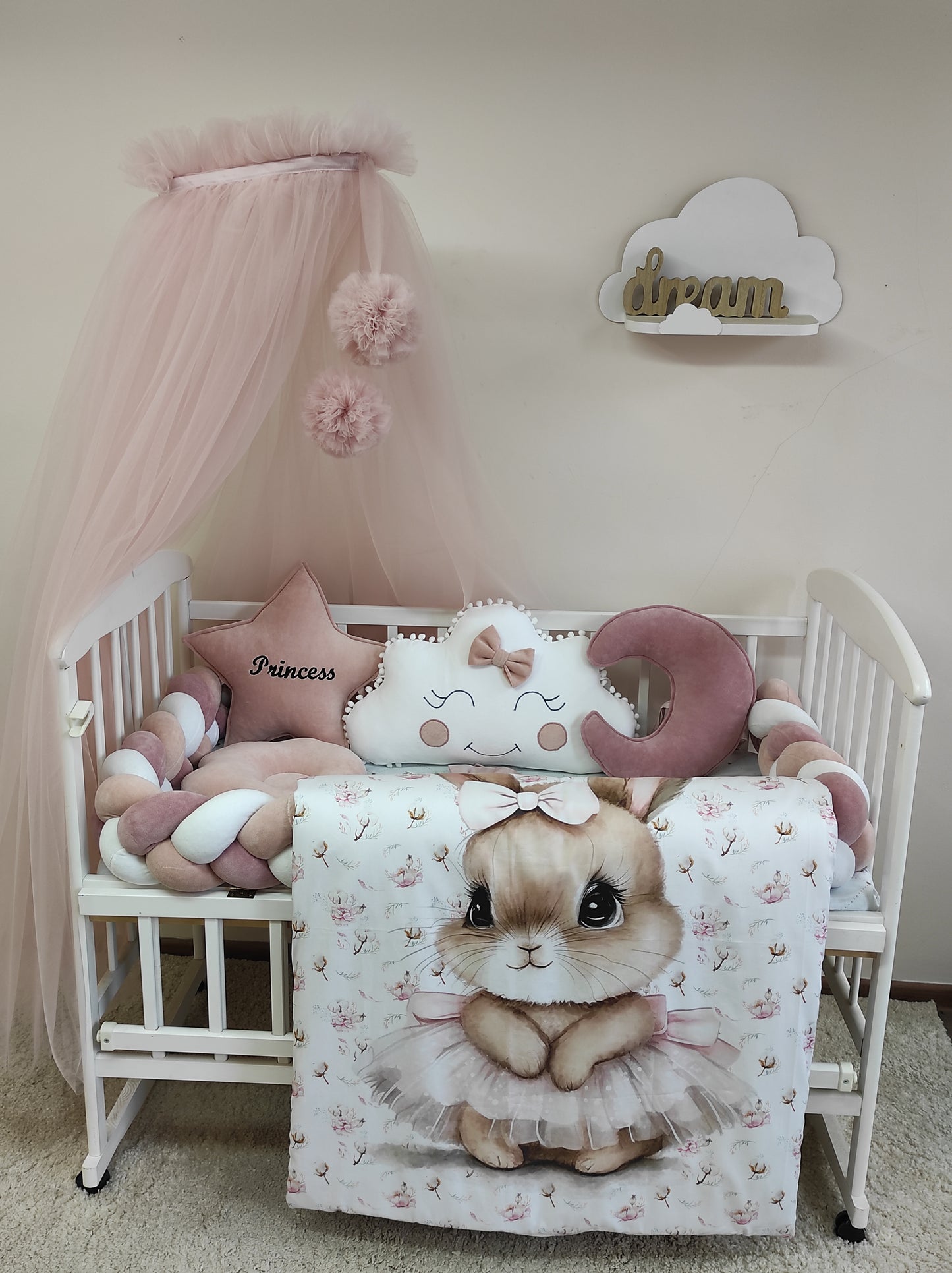 The Royal Cradle: Powder Pink & Golden Crowns Collection