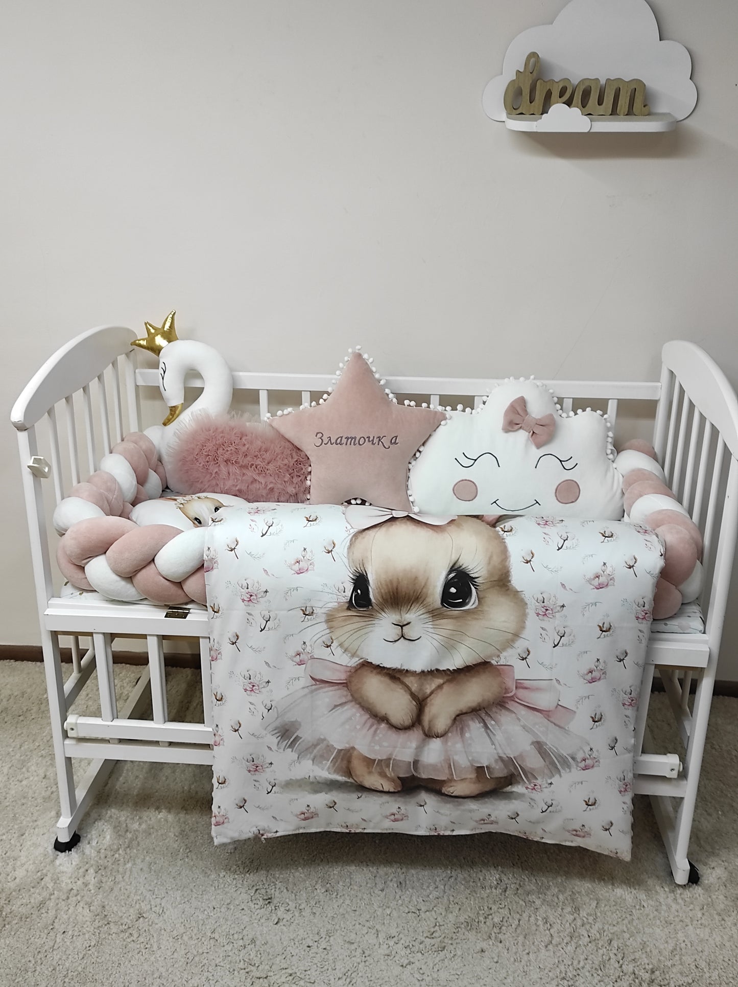 Elegant Grace: The Ballerina Bunny & Swan Collection
