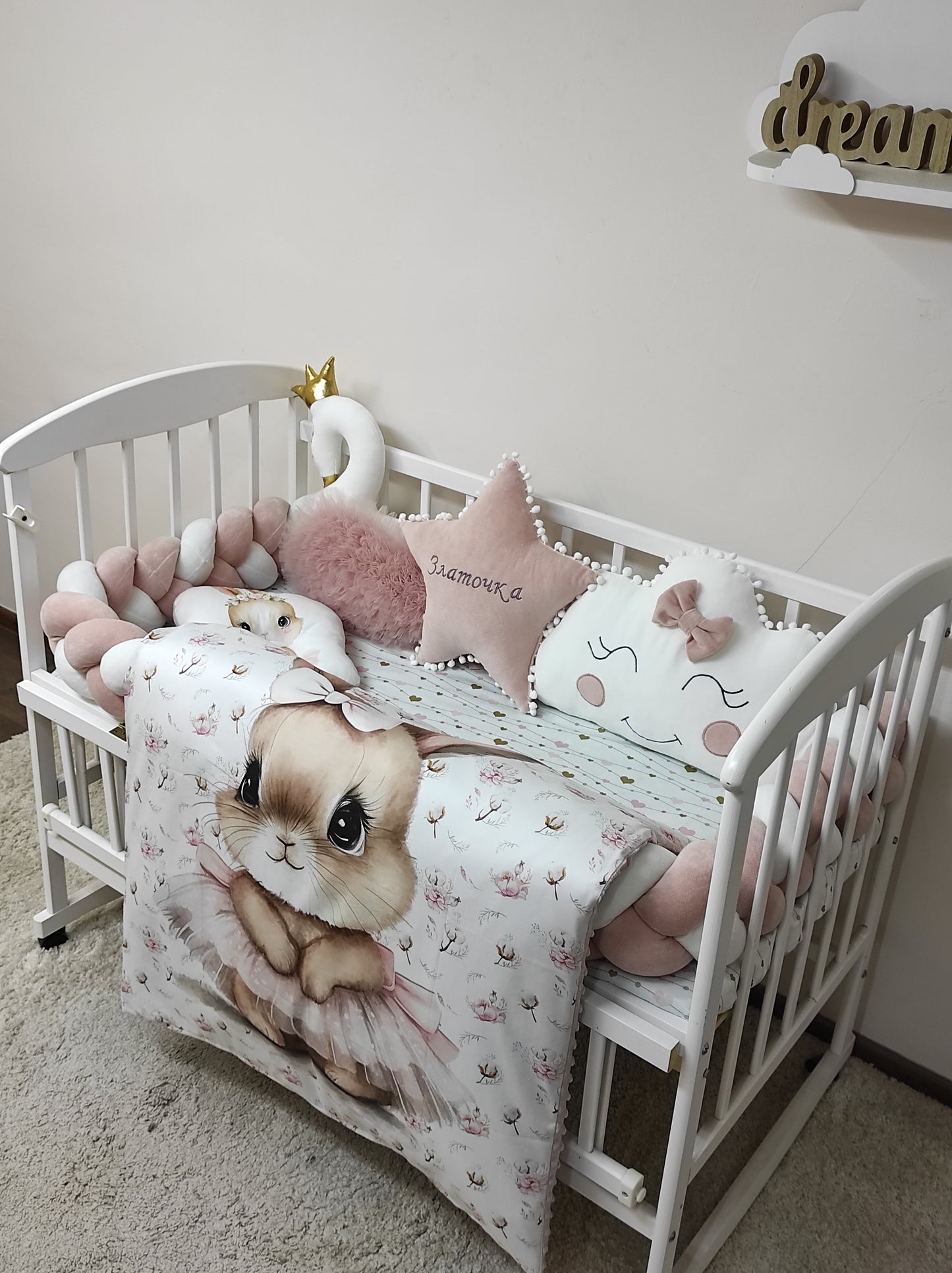 Elegant Grace: The Ballerina Bunny & Swan Collection