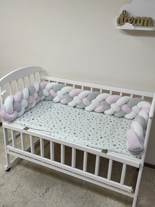 Blush & Cloud Crib Bumper