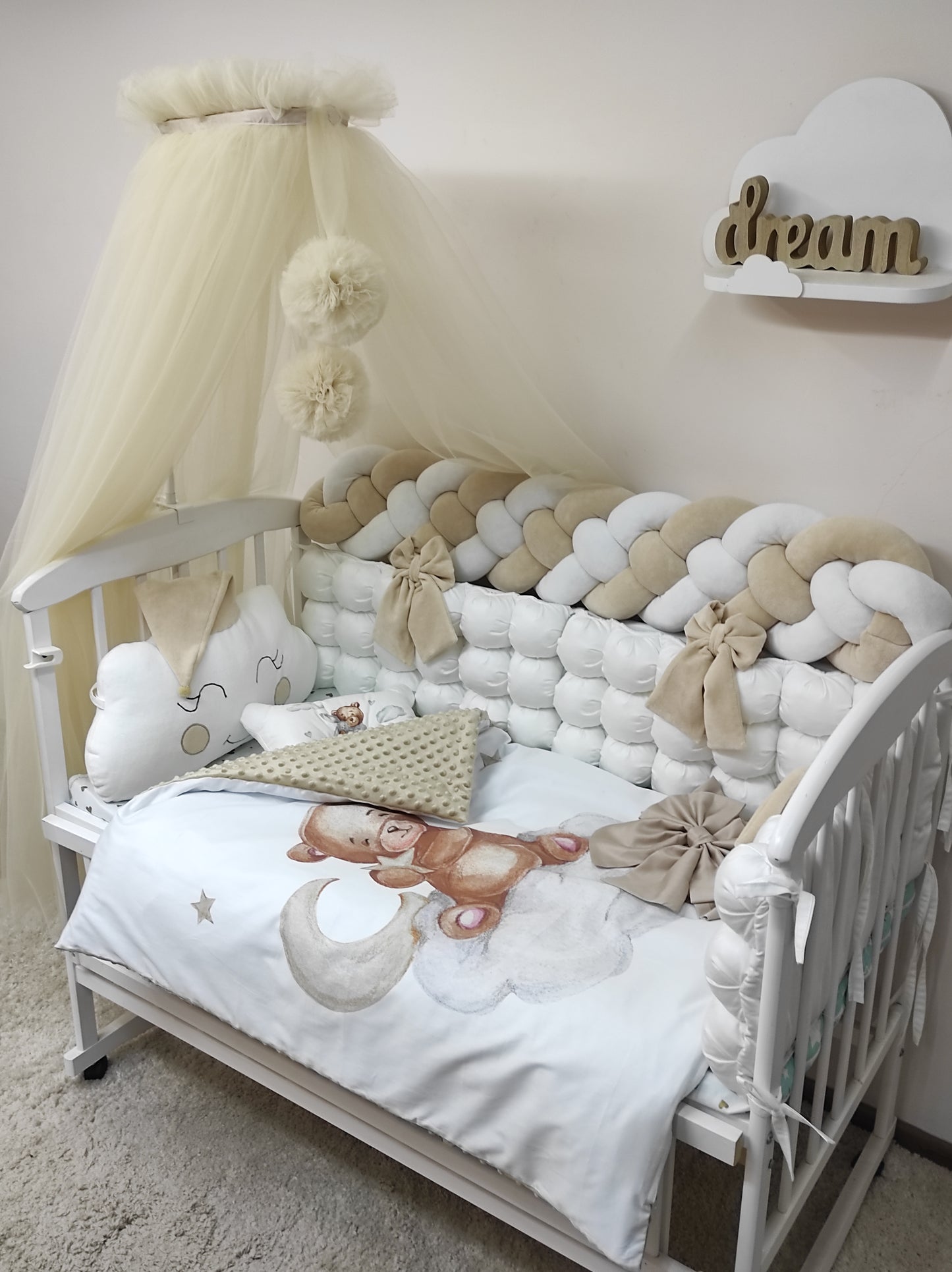 Cloud Bear: Creamy Elegance & Multi-Functional Comfort