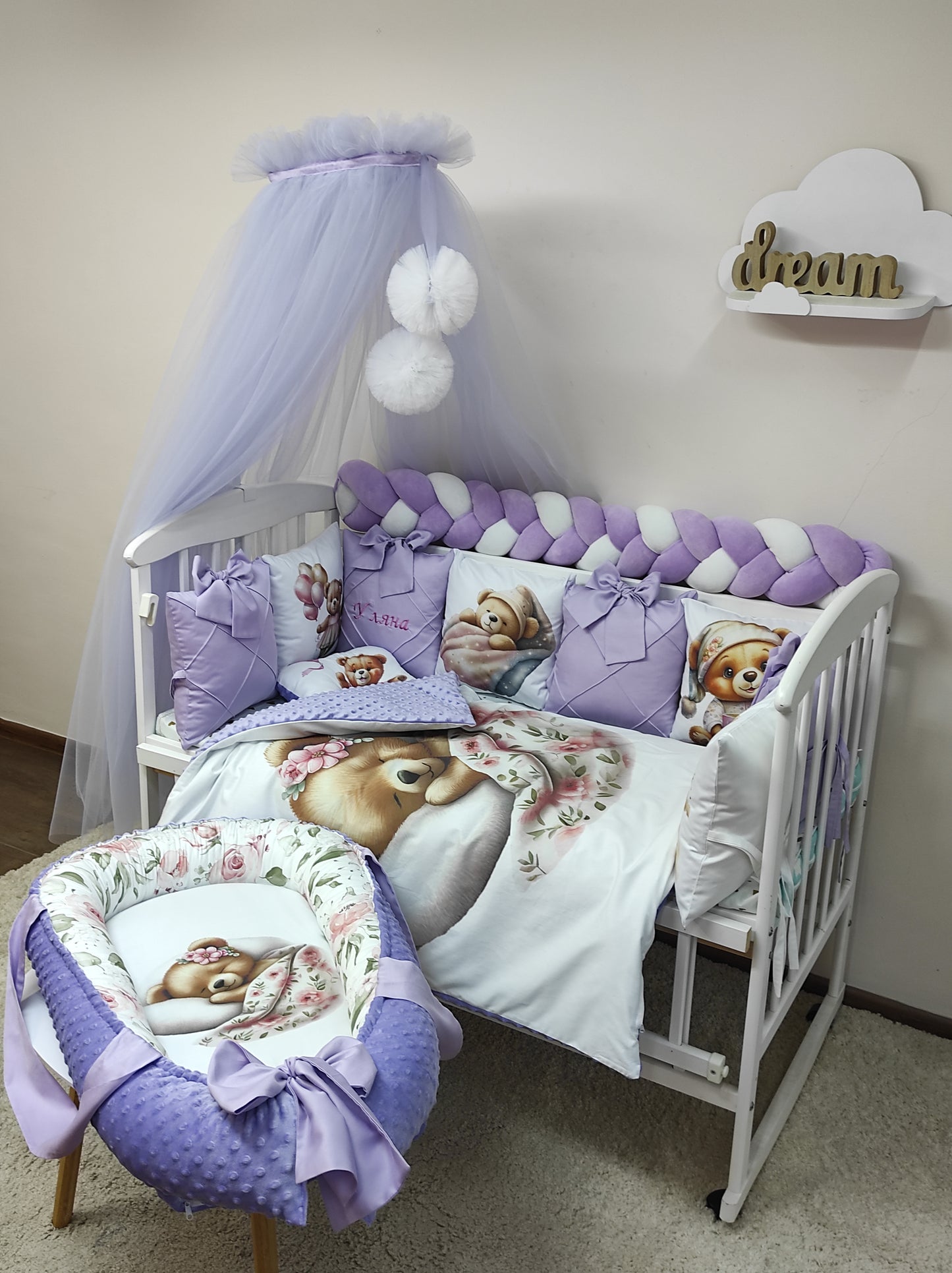 Cloud Bear: Lavender Dreams & Velvet Comfort