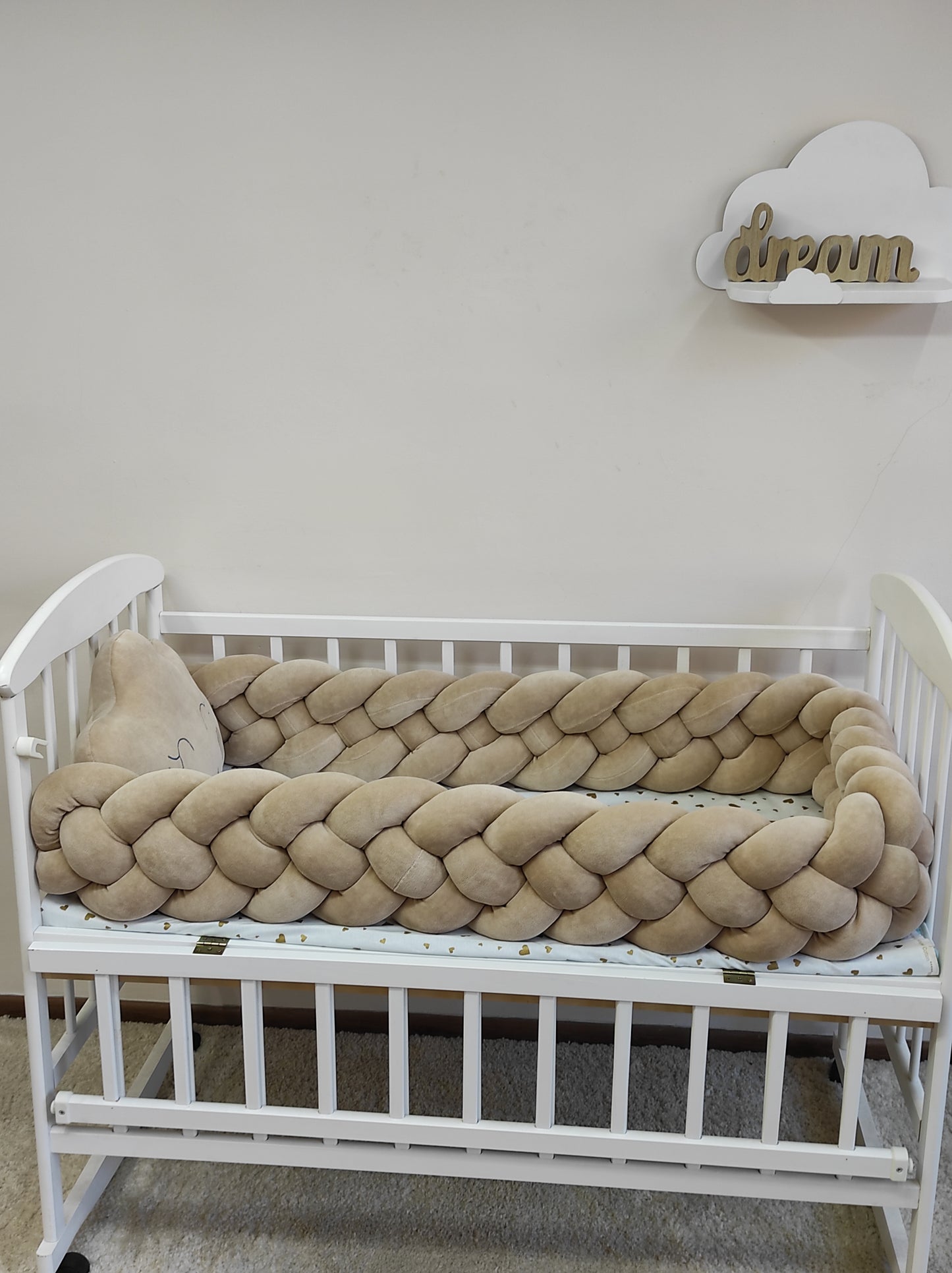 Cappuccino Cloud Dream Crib Set