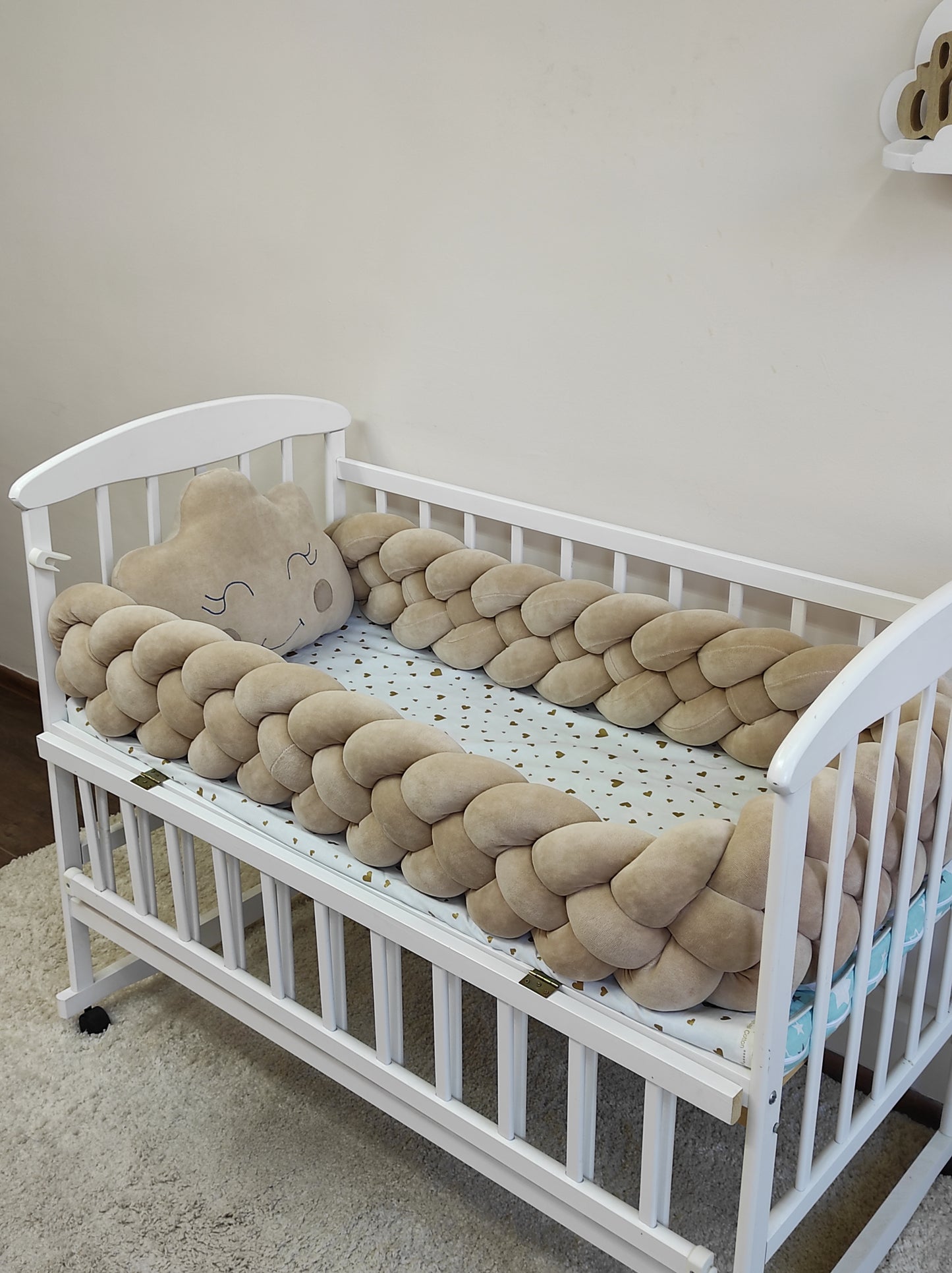 Cappuccino Cloud Dream Crib Set