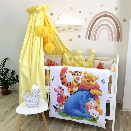 Crib set "Winnie the Pooh" - Baby Bedding Worlds