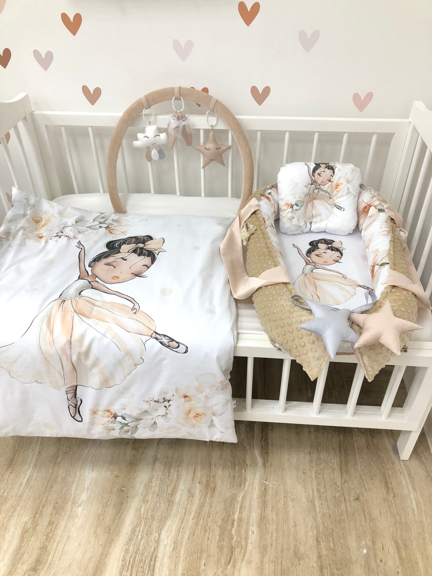 Baby nest and blanket "Ballerina"