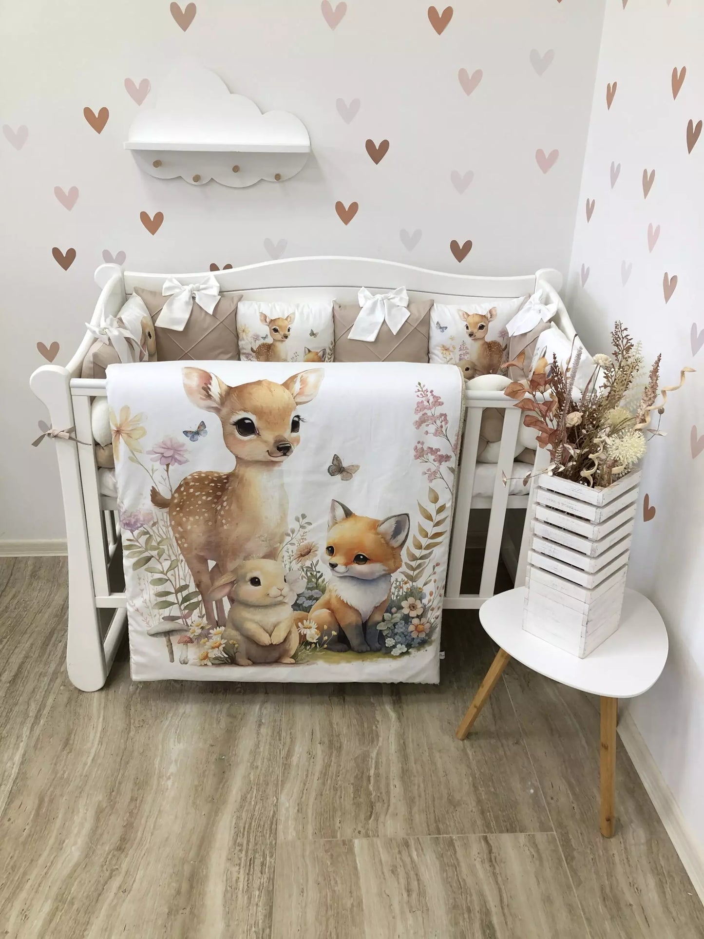 Crib Bedding set “Forest Animals”