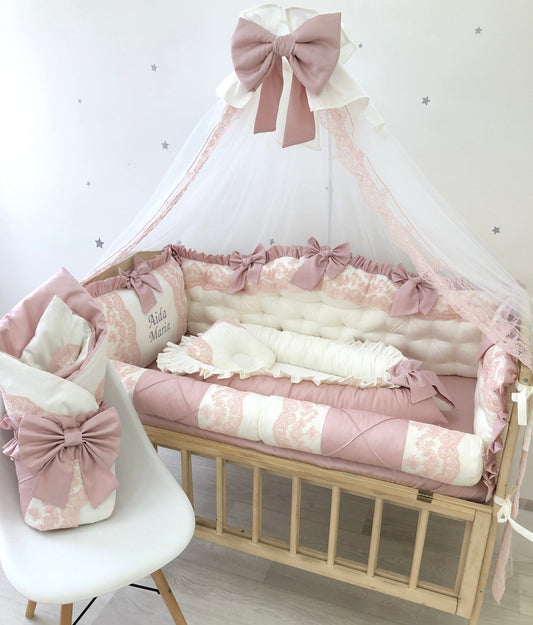 Crib set “Little Princess” - Baby Bedding Worlds