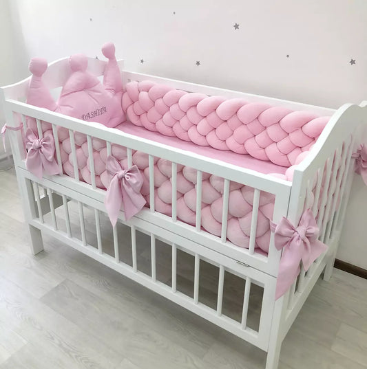 Pink girl baby bedding set - Baby Bedding Worlds