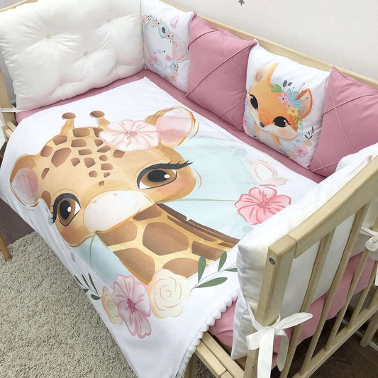Crib set “Safari“ - Baby Bedding Worlds