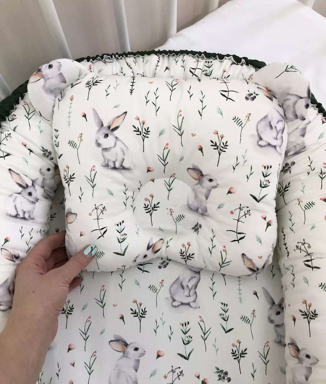 Baby nest “Rabbits” - Baby Bedding Worlds