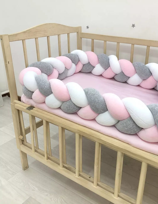 Multifunctional braided bumper - Baby Bedding Worlds